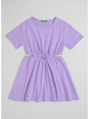 United Colors Of Benetton Mor Kız Çocuk Elbise 35RYCV01A