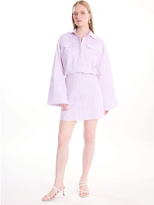 Ted Baker Lila Kadın Gömlek Yaka Dar Elbise TBWRDR2008
