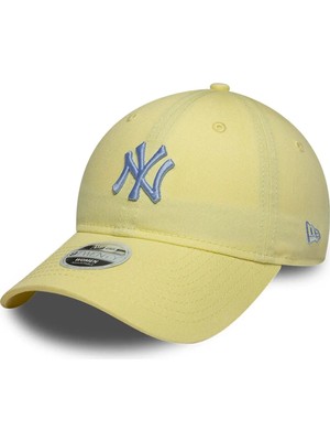 New Era 60856274 Wmns League Ess Mıdı 9twen Sarı Logo Baskılı Kadın Şapka