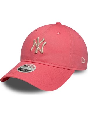 New Era 60856273 Wmns League Ess Mıdı 9twen Pembe Logo Baskılı Kadın Şapka