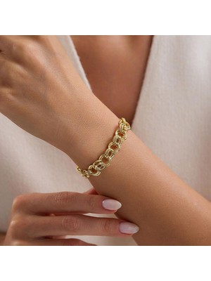 Sembol Gold 14 Ayar Halka Zincir Altın Bileklik 4,00 Gram 18 cm
