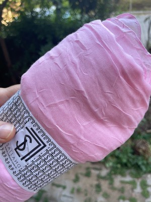 Marka Şeker Pembe Bambu Kraş Şal