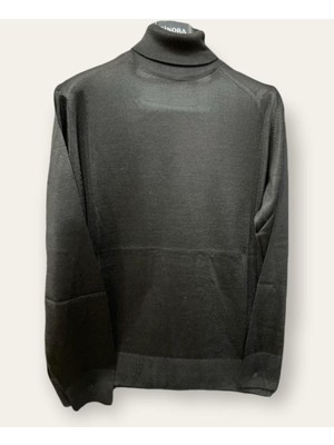 Nacar Store Erkek Tam Balıkçı Ince Yün Kazak