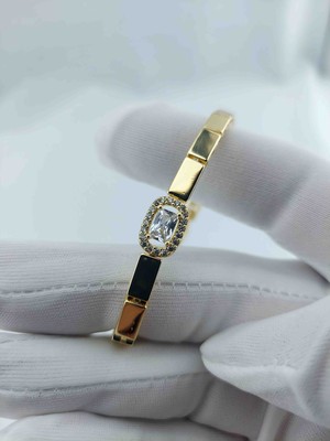 Charméa 18K Altın Kaplama Zirkon Taşlı Bileklik