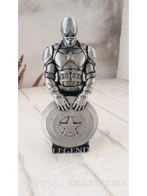 Yoyomold YY7216 Captain America Büst Biblo Silikon Kalıp