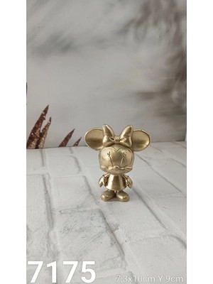Yoyomold YY7175 Minnie Mouse Biblo Silikon Kalıp