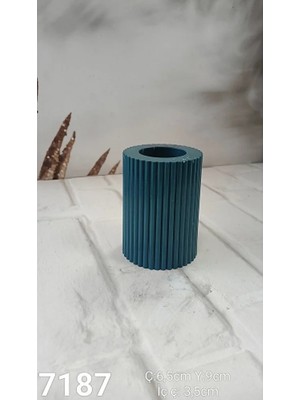 Yoyomold YY7187 Küçük Çizgili Tealight Silikon Kalıp