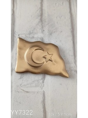 Yoyomold YY7322 Türk Bayraği Biblo Silikon Kalıp