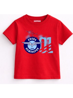 Rabona Fashion Adana Demirspor Mavi Şimşekler Çocuk T-Shirt