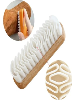Kitchen Dream Süet Fırça Ayakkabı Temizleyici - Mat Süet ve Nubuk Ayakkabı Için 2'li Paket Nubuk Bakım Kiti
