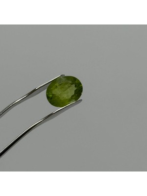 Hasyılmaz Faset Kesim Doğal Yeşil Topaz Taşı 4 Karat P008