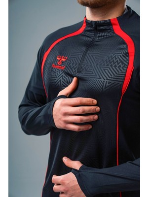 Hummel 922595 Target Antrenman Eşofman Üstü Siyah