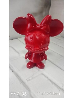 Yoyomold YY7136 Minnie Mouse Biblo Silikon Kalıp