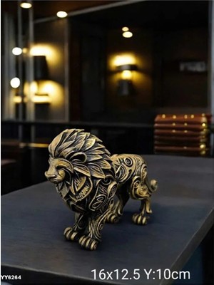 Yoyomold YY6264 Otantik Kabartma Desenli Aslan Tasarım Model Silikon Kalıp