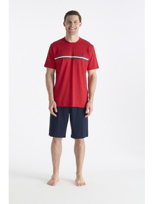Kly U.s Polo 19005  Erkek Şort Takım