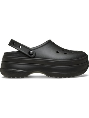 Crocs Unısex Renk Geçişli Platform Tabanlı Siyah Terlik 211355-060