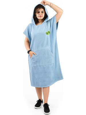 Empressco Yumuşak Kapüşonlu Panço Havlu, Unisex Welsoft Tasarım, Rahat Kullanım