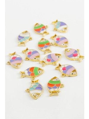 Tech Butiq Balık Tek Kulp Mineli Bileklik ve Kolye Ucu Aparatı 1 Adet