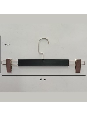 Ağırsoy 8 Adet Nikel Kaplama Mandallı, Etek Pantolon Askısı 37 cm