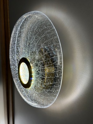 Bella Lighting Lüks Irıs 3 Renk LED Aplik Sarı Gold Duvar Lambası Elektrikli Dekoratif Aydınlatma