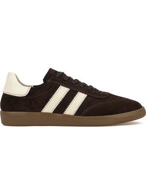 Ziya, Kadın Hakiki Deri Sneaker 1611035Z64032 Kahve