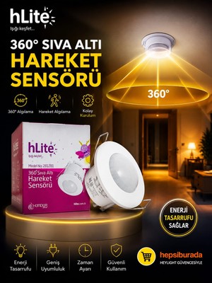 360 Sıva Altı Hareket Sensörü Hlite