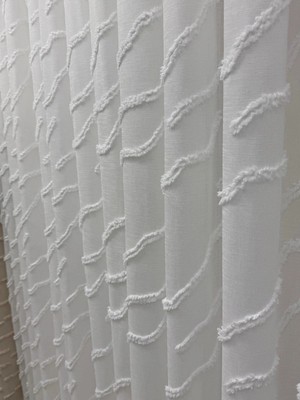 Nivemes Home Nivemeshome Ahu 1-0037 Tam Desenli 1/3 Pileli Tül Perde Apm