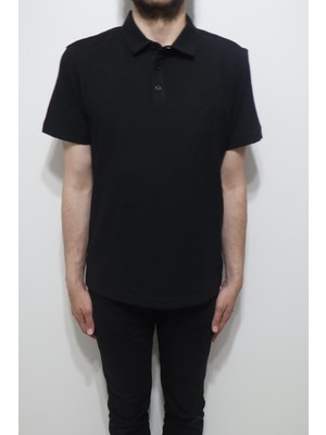 Santa Fistan Store Erkek Desenli Spor Kesim Rahat Kalıp Polo Yaka T-Shirt
