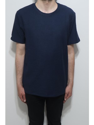 Santa Fistan Store Erkek Desenli Spor Kesim Rahat Kalıp Polo Yaka T-Shirt