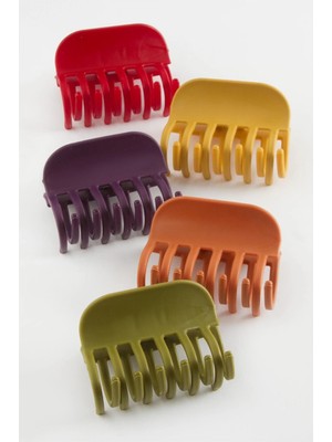 Marsilyan Düz Renkli Mandal Toka 6 cm