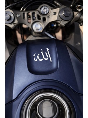 UAStudio Allah Hat Yazisi 5*5 Ölçüleri Kask Motosiklet Oto Cam Rüzgarlık Ayna Uyumlu