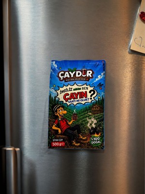 Seymen Bıçakçılık Çaydur Çay Paket Tasarımlı Magnet – Komik Yazılı Buzdolabı Mağneti Hediyelik