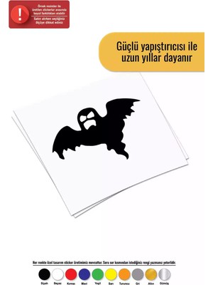 UAStudio Hayalet - Araç, Oto, Laptop, Duvar Uyumlu Sticker 30*27 cm