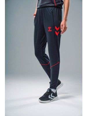 Hummel 932585 Target Antrenman Eşofman Altı Siyah-Kırmızı