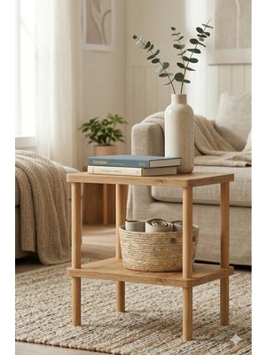 Peka Raf Sayısı Seçilebilir Çok Amaçlı Raf Kitaplık Demonte Modüler Raf 40X30CM Meşe