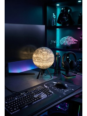 3Dlab Three-Dimensional Systems Starwars Deathstar Oyun Odası Dekoratif Abajur