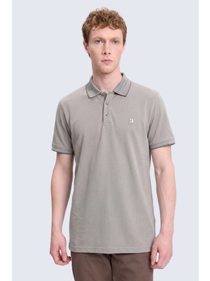 Hatemoğlu Vizon Regular Fit 100% Pamuklu Polo Yaka Tişört