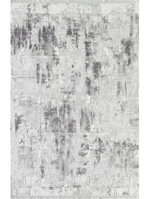 Gümüşsuyu Viera Gri Halı 11605 Modern Leke Tutmaz Salon Halısı