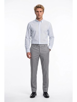 Uki Gri Comfort Fit Klasik Pantolon