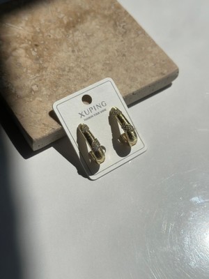Xuping Gold Renk 14K Küpe