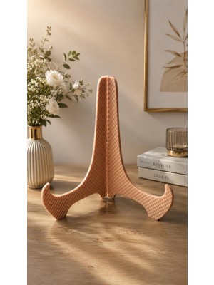 Büyük Boy Tabak Standı 23X22 cm | Dekoratif Tabak Sergileme Standı | Battal Boy Tabaklar Için | 5.2 mm