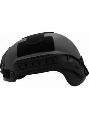 Kordak Siyah Kısa Kulak Korumasız Airsoft Kask – Paintball ve Outdoor Koruyucu Başlık