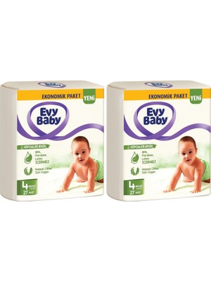 Hd Group Evy Baby Bezi Maxi Ekonomik 4 Beden 27 Adet 2li Paket