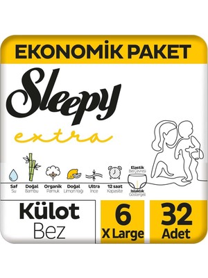 Hd Group Günlük Aktivite Ekonomik Paket Külot Bez 6 Numara Xlarge 32 Adet