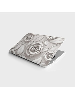Hd Group Laptop Bilgisayar Notebook Pc Kaplama Etiketi 3D Gül Çiçek