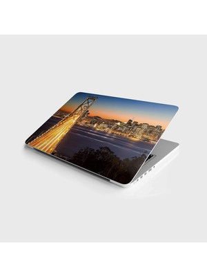 Hd Group Laptop Bilgisayar Notebook Pc Kaplama Etiketi Köprü Akşam