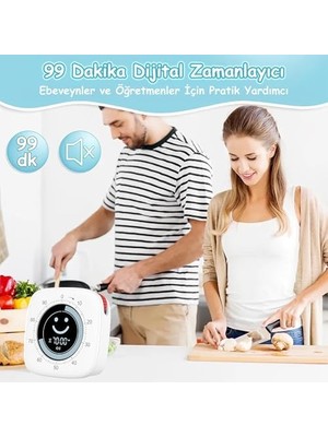 Hd Group Npo NPT26XB Mutfak,ders,yemek Için 99:59DK Dijital Alarm Kronometre,pomodoro Öğrenci Motivasyon Saat