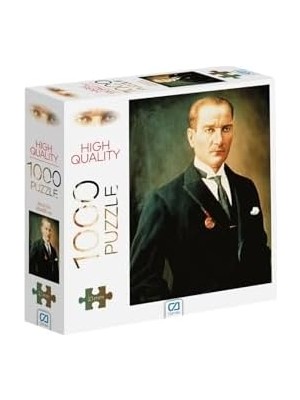 Hd Group Ca Games Başkomutan Atatürk 1000 Parça 2,2mm Kalınlık 48X68CM Profesyonel Hobi Puzzle Yapboz Serisi VGN462