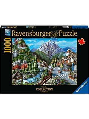 Hd Group 164813 1000 Parça Puzzle Banff Wanderlust Wanderlust, Çok Renkli