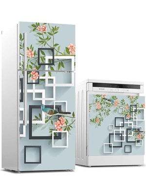 Hd Group Buzdolabı ve Bulaşık Makinası Beyaz Eşya Kaplama Kare Kuş